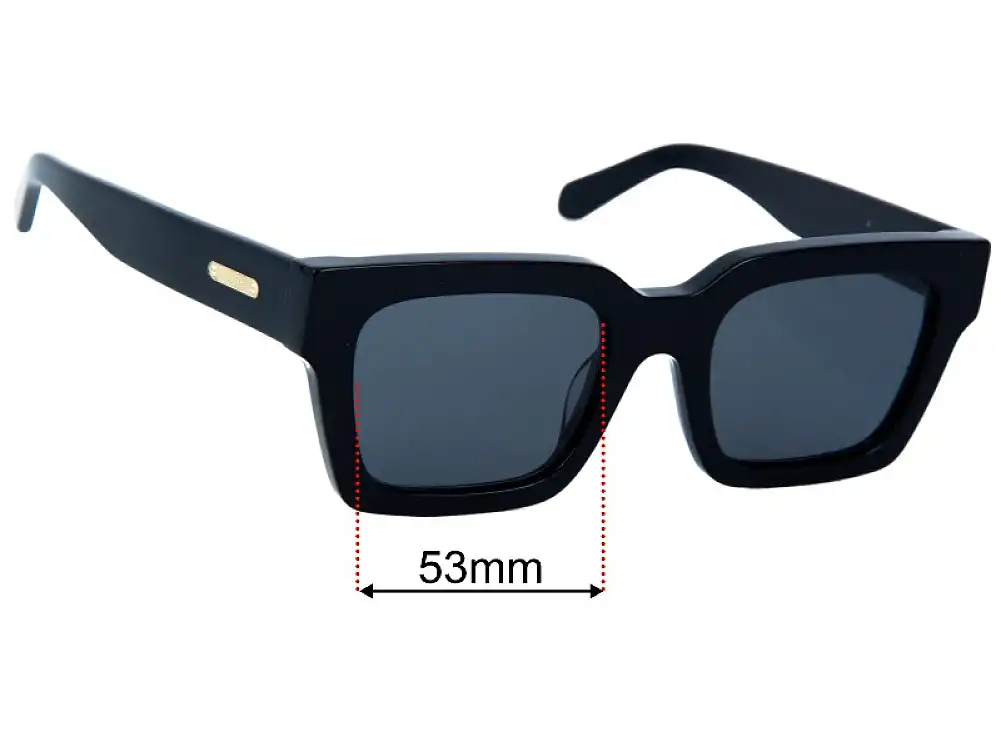 Nuqe Jones XL 53mm Replacement Lenses by Sunglass Fix™